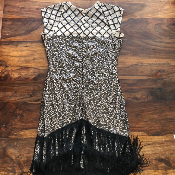 Unique Vintage 1920s Inspired Flapper Dress - Picture 5 of 6